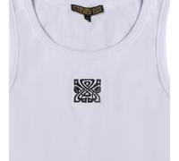 Biba Women's Logo Racerback Vest Blanc 14 (L) Female