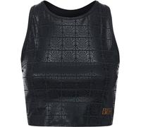 Biba Women's Move Tank Scoop Cropped Performance Gym Vest Logo Brillant 10 (S) Female