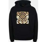 Biba Women's Over-The-Head Logo Fleece Hoodie Noir 16 (XL) Female