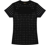 Biba Women's Sparkle Regular Fit T-Shirt Noir 16 (XL) Female