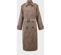 Biba Biba Suedete Trench Ld54 Chocolat 16 (XL) Female