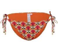 Biba Women's Tie Side Bikini Bottoms Impression de ventilateur Art Déco 14 (L) Female