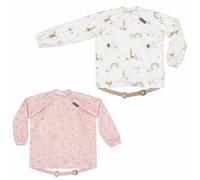 BIBaDO - Bavoirs à manches longues pour bébé - Bébés et tout-petits de 6 à 36 mois - Bavoir de diversification menée par l'enfant - Facile à essuyer, doux et imperméable
