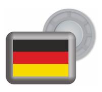 BibBits Race Number Magnets Deutschland one size