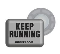 BibBits Race Number Magnets - Keep Running one size