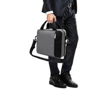Bibłe Cover Case - Canvas Book Holder | Shoulder Strap & Zipper Pocket | Canvas case with metal zipper and mesh pockets, 12x10x3in size, suitable for church, school, library and Bibłe study.