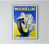 bibendum Michelin Affiche Poster Reproduction/Format Size 50X70 cm Papier 300 GR-Vente du fichier numérique HD Possible Nous Consulter (Boutique : affichevintage.FR)