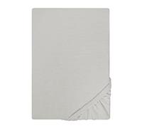 biberna Drap-Housse en Jersey 0077155 Gris tempête 1x 90x190 cm - 100x200 cm