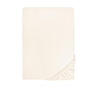 biberna Drap-Housse en Jersey Extensible 0077144 1x 90x190 cm - 100x200 cm, Naturel
