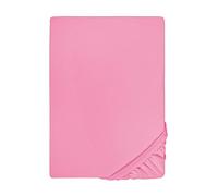 biberna Drap-Housse en Jersey Extensible 0077144 1x 90x190 cm - 100x200 cm, Rose