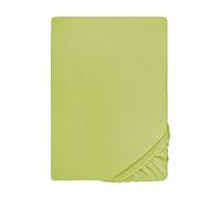 biberna Drap-Housse en Jersey Extensible 0077144 1x 90x190 cm - 100x200 cm, Vert Pomme