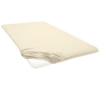 Biberna Drap-housse en jersey pour surmatelas (champagne, 180-200 x 200 cm)