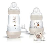 Mam - Kit naissance 2 Biberons + Sucette + Tétine débit 1 Sable