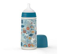 Biberon anti colique 360 ml Into the Forest bleu foncé - Suavinex