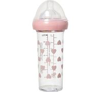 Le Biberon Francais - Biberon 210 ml 0m+ C½urs roses by Bonton