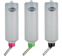 TRIXIE Abreuvoir en plastique pour lapins - tube d'abreuvement en acier inoxydable avec bouchon à bille - support filaire - diverses couleurs - choix aléatoire - 450 ml - 6065