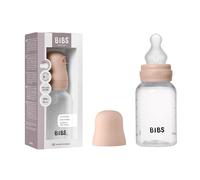 BIBS Anti-Colic Baby Bottle Silicone biberon anti-colique avec tétine en silicone Blush 150 ml
