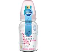 Biberon Canpol 120ml avec décor - Biberon classique sans BPA pour nouveau-nés et jeunes enfants