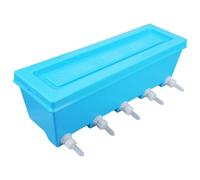 Biberon d'allaitement de qualité commerciale avec 5 postes d'alimentation incassables pour poulains d'agneau Équipement agricole Biberon d'allaitement pour animaux