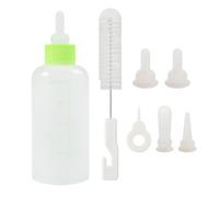 Biberon d'allaitement pour chaton - Kit d'alimentation pour chiot 60 ml | PP 7 pièces - Biberon complet avec ouvre-trou et brosse de rechange pour chats, chiens et petits animaux
