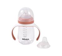 Biberon d'apprentissage 2-en-1 - BEABA - 210 ml - Terracotta