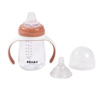 Biberon D'Apprentissage 2 En 1 Terracotta 210 Ml - Transparent Transparent