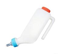 Biberon de ferme de 850 ml avec tétine réaliste en silicone pour veaux et agneaux, PVC, entièrement démontable pour l'assainissement (500 ml)