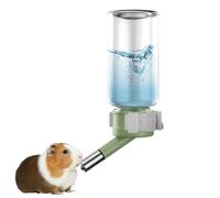 Biberon d'eau pour hamster anti-goutte Abreuvoir 120 ml avec double | Biberon d'eau lapins pour maison cage cochon d'Inde écureuil petit animal furet Vert