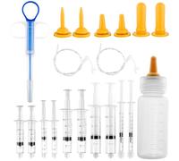 Biberon d'élevage, seringue pour animaux de compagnie, kit d'alimentation pour chatons, chiots, lapins, écureuils et rats