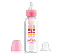 Biberon - DR. BROWN'S - 250ml - Rose - Sippy + Tétine L3 - Transition facile
