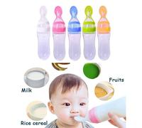 Biberon En Silicone Pour Nouveau-Né, Cuillère À Riz D'entraînement, Supplément Alimentaire À Céréales Pour Bébé, Vaisselle Sûre, Livraison Directe