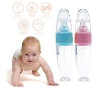 Biberon En Silicone Pour Nouveau Né, Serviette, Cuillère À Riz Pour Bébé, Cuillère À Céréale Pour Nourrissons, Supplément Alimentaire,Outils De Table.