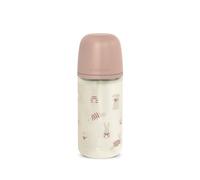 Biberon En Verre Avec Tétine Sx Pro 240 Ml Débit S Lapin Rose TU