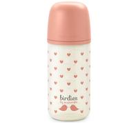 Biberon en verre tétine SXPro S Birdies Rose (240Ml)