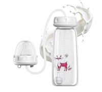 Biberon Enfant avec Tétine Silicone Accessoires d'Allaitement | Léger Comme au Sein Biberon avec tube pour , filles, garçons, chambre, , hôpital, nuit