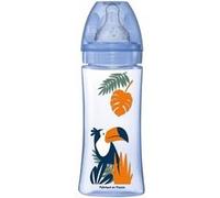 Biberon Initiation+ anti-coliques 3 vitesses Bleu Pompier 330 ml Bleu G