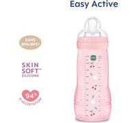 Biberon - MAM BABY - Easy Active - +6 mois - 330 ml - Tétine débit X - Berry