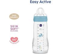 Biberon - MAM BABY - Easy Active - +6 mois - 330 ml - Tétine débit X - Ocean