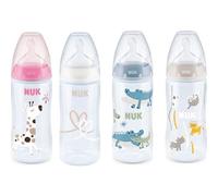 NUK First Choice Biberon | 3+ mois | 300 ml | Biberon anti-colique | PP | Indicateur de contrôle de la température | Koala | Lot de 1