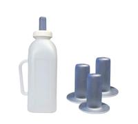 Biberon pour agneau Biberon en silicone épais 1L/2L/2,5L/3L/5L for lait de veau, petit pot à , tétine for chèvre, alimentation vétérinaire for petites vaches(2L)