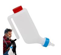 Biberon pour agneaux avec balance - Bouteille d'alimentation Agnellini 800 ml avec tétine souple | Complément lait porcelets et biberon chèvre | Pour agneaux, chèvres, moutons, veaux et chiots