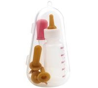 Biberon pour animal de compagnie, biberon de lait pour chaton, chiot, biberon d'allaitement avec compte-gouttes et tétons, fournitures pour chatons et petits animaux