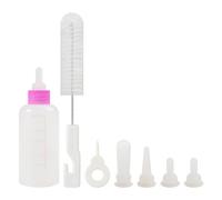 Biberon pour chatons - Kit biberon flexible pour animaux de compagnie | Ensemble de biberons de 7 pièces pour petits chiens, ensemble de biberons pour chiots, biberons avec seringue pour animaux de