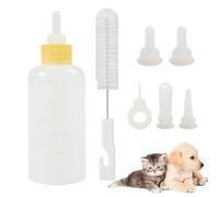 Biberon pour chatons - Kit biberon flexible pour animaux de compagnie | Ensemble de biberons de 7 pièces pour petits chiens, ensemble de biberons pour chiots, biberons avec seringue pour animaux de