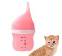 Biberon pour chiots de chaton de 40 ml, biberon pour chiots de chaton réutilisable en silicone | Biberon portable pour animaux de compagnie, infirmière pour chiots et chatons, outil de soin
