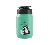 BOBIKE 8649400006 - One Biberon pour Enfants avec Une capacité de 450 ML et Un Bouchon Shaker. Bouteille d'eau de vélo Verte/Noir sans BPA