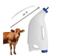 Biberon pour mollet - Drencher de liquide buccal œsophagien - 4 L - Biberon avec poignée pour fluide - Fournit des fluides aux veaux, chèvres, agneaux