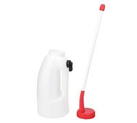 Biberon pour veaux 4 L avec sonde gastrique | Bouteille de lait en PE de qualité alimentaire pour veaux | La vanne à réglage automatique contrôle le débit | Facile - Remplissage à