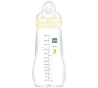 Biberon 1er Age verre 260ML blanc Mam