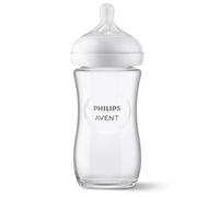 Philips AVENT Natural à Réponse Naturelle SCY933/01 Biberon verre 240ml - 1 pièce